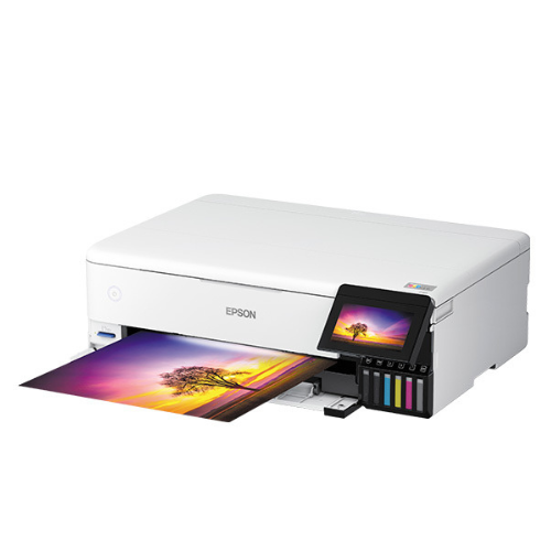 [NEW] Máy in màu đa năng Epson EcoTank Photo ET-8550 khổ A3+ – Hệ thống mực Claria 6 màu, In ảnh tràn viền, Kết nối Wi-Fi, Quản lý thông minh