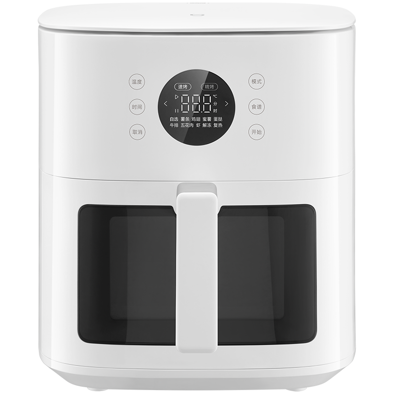 [NEW] Nồi chiên không dầu Xiaomi Mijia S1 MAF12 6L – Không khí nóng 3 chiều, Cửa kính 6.5 inch, Dải nhiệt 40-210°C, Dung tích 6L