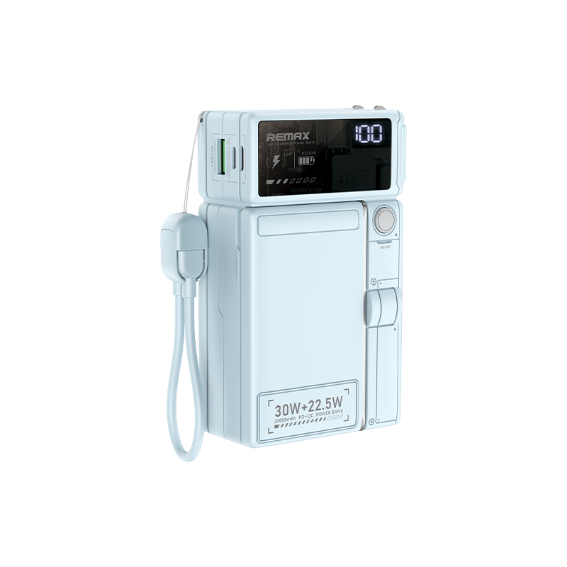 [NEW] Sạc Dụ Phòng Remax CP-19 – Thiết kế Mecha tương lai, Quyền năng năng lượng 4 trong 1