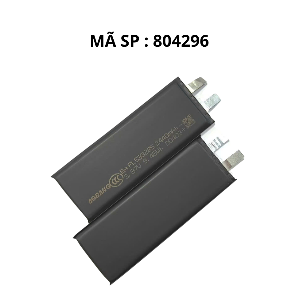 [NEW] Cell Pin Thể Rắn JTE 5000mAh Mã 804296 – Chuyên dụng thiết bị bay Drone Không Người Lái (UAV), Dòng xả tải cao 5C, Cao áp 4.4V, Nội trở siêu thấp 5-8mΩ