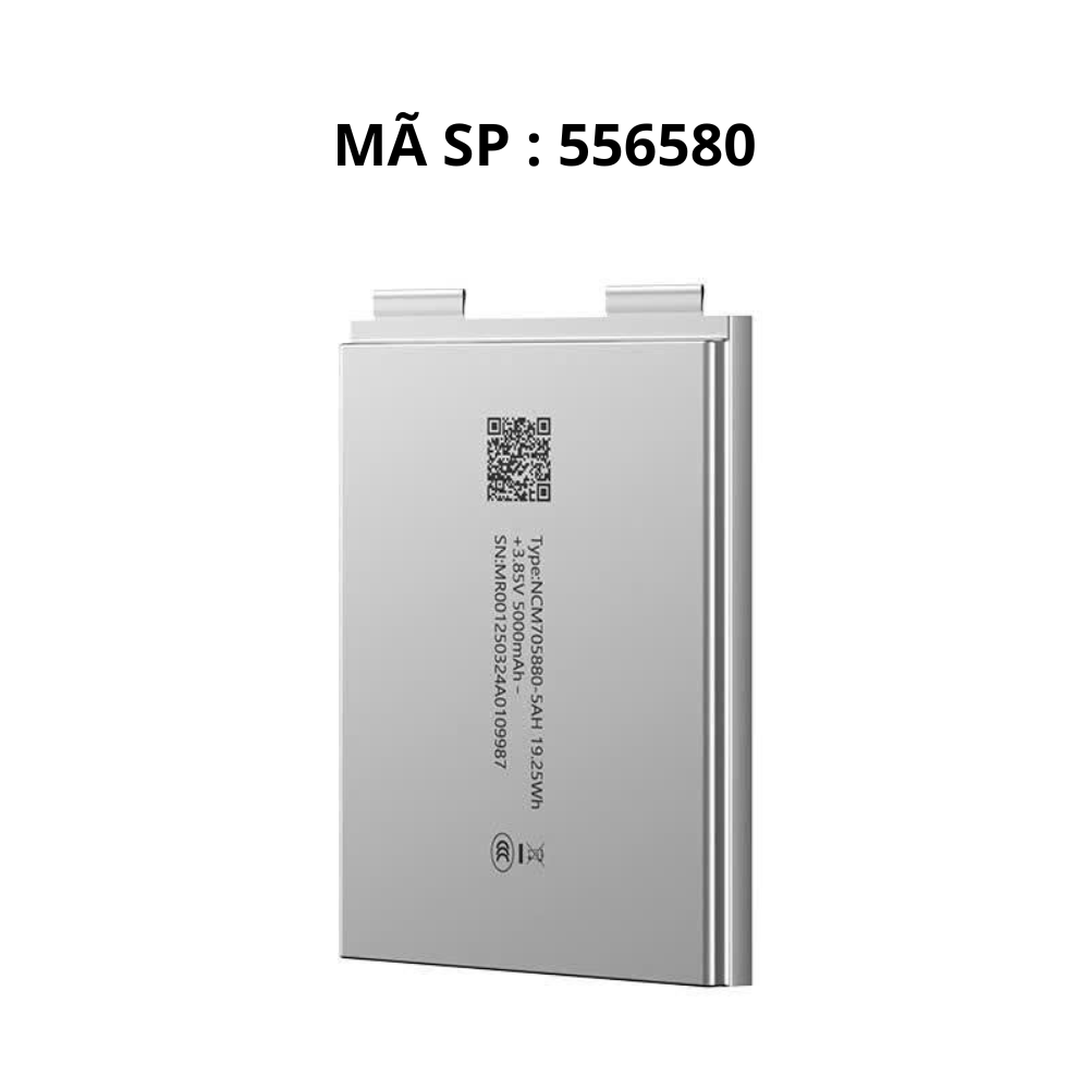 [NEW] Cell Pin Thể Rắn JTE 5000mAh Mã 556580 – Công nghệ chất điện phân rắn an toàn kịch trần, Độ mỏng bứt phá 5.5mm, Nội trở siêu thấp 5-8mΩ, Đầy đủ chứng nhận quốc tế UN38.3 và CE