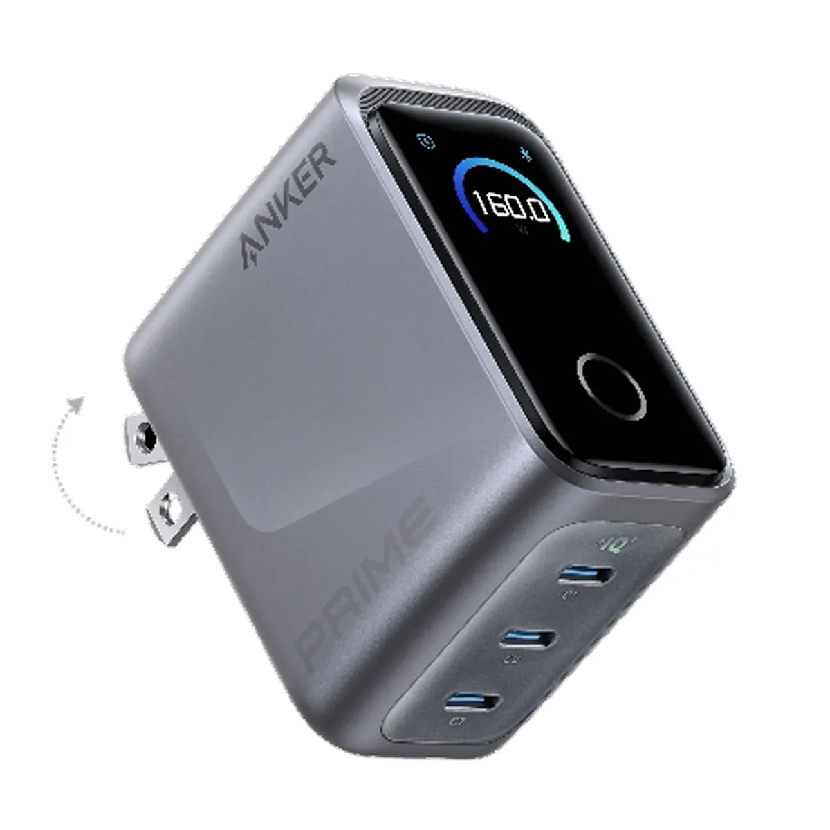 [NEW] Củ sạc Anker Prime 160W A2687 – Công nghệ GaN 3 cổng USB-C, Siêu công suất 140W đơn cổng, Sạc nhanh Laptop