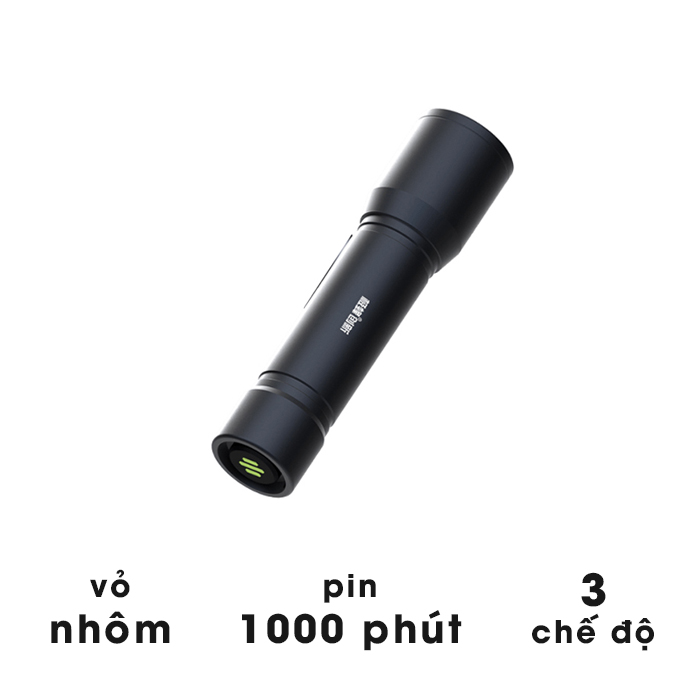 [NEW] Đèn pin cầm tay Beebest F1P – Phiên bản Pin sạc 1500mAh, Độ sáng 350lm, Kháng nước IPX7, Thân vỏ hợp kim nhôm, Nặng 132g