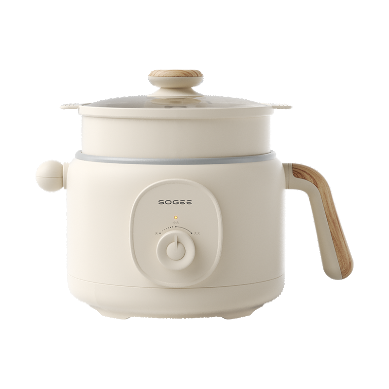 [NEW] Nồi điện đa năng mini Xiaozhi 2L – Lòng nồi tráng men titan, Tùy chỉnh 2 cấp nhiệt, Công suất 600W, Thiết kế MINI tiện lợi