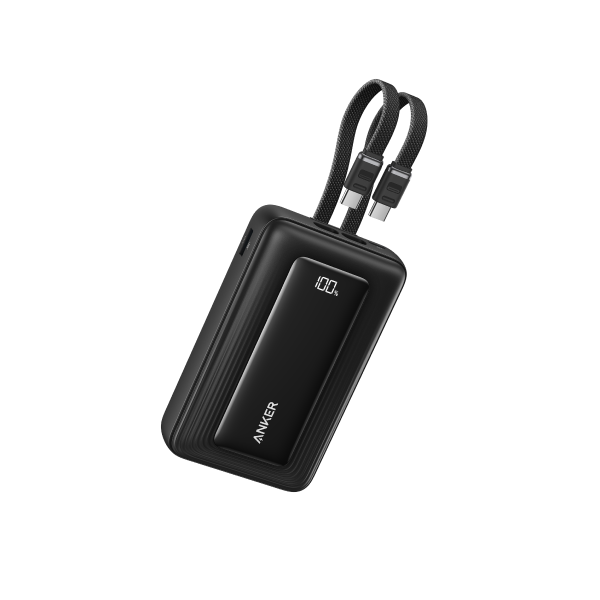 [NEW] Pin sạc dự phòng Anker Zolo 20000mAh 45W A1681 – Tích hợp 2 cáp Type-C dạng rút, Công suất 45W, Nhắc nhở pin thông minh