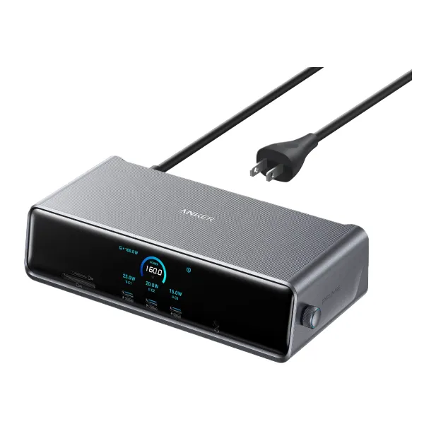 [NEW] Đế sạc không dây Anker Prime 14-in-1 160W A83b3 – Chuẩn Qi2 15W, Trạm kết nối 14 trong 1 để bàn, Thiết kế cao cấp