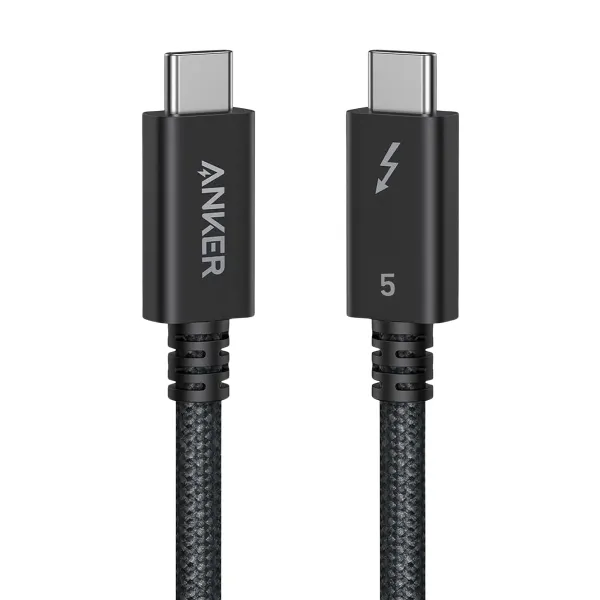 [NEW] Cáp Anker Thunderbolt 5 240W 0.5m A84N1 – Băng thông 80Gbps, Sạc siêu tốc 240W, Bọc dù cao cấp siêu bền