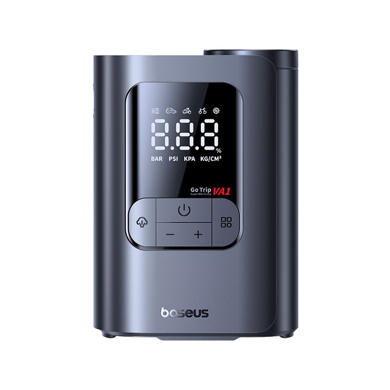 [NEW] Máy bơm lốp ô tô Baseus GoTrip VA1 19-Cylinder – Không dây thông minh, Pin 5000mAh, Lực nén ±0.05 BAR, Màn hình LED kỹ thuật số, Tự động ngắt