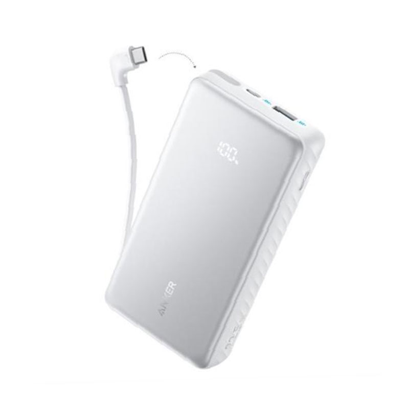 Pin sạc dự phòng Anker Zolo 20000mAh 22.5W A110E – Tích hợp cáp dù hai chiều, Sạc nhanh 3 thiết bị, Nhỏ gọn dẻo dai