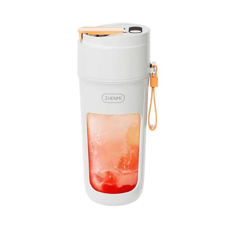 [NEW] Máy ép trái cây cầm tay Zhenmi – Thiết kế gia đình nhỏ gọn, Tự động nghiền đá, Pin sạc di động, Nhựa đúc cao cấp
